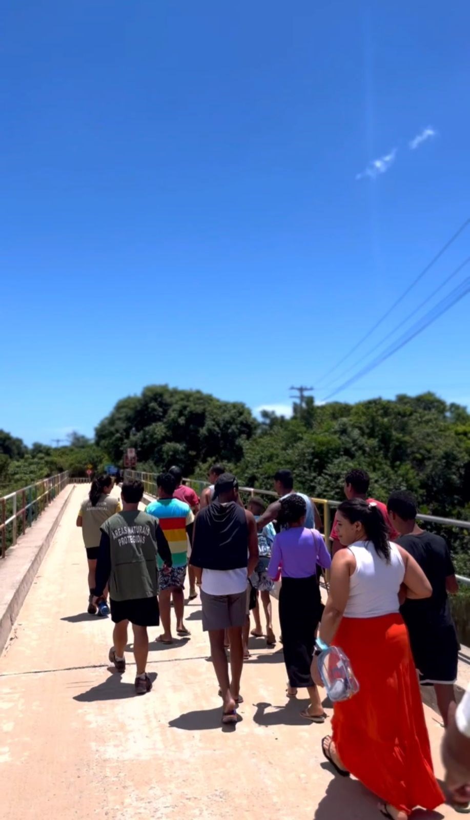 Voluntários promovem educação ambiental no Parque Estadual de Itaúnas