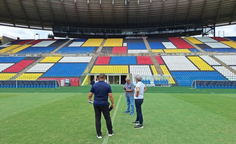 Comissão da FIFA visita Estádio Kleber Andrade para Copa do Mundo Feminina da FIFA 2027™