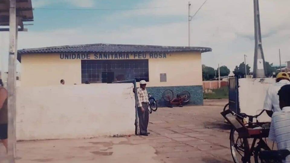 Unidade de saúde que Vidigal iniciou seus atendimentos em Feu Rosa.