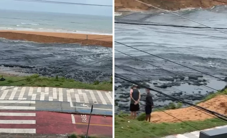Rompimento da Lagoa de Carapebus intriga moradores e levanta suspeita de crime ambiental na Serra